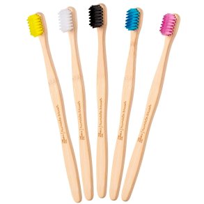 Bambu-tandborstar 5 st. THE HUMBLE Co. Original Sensitive