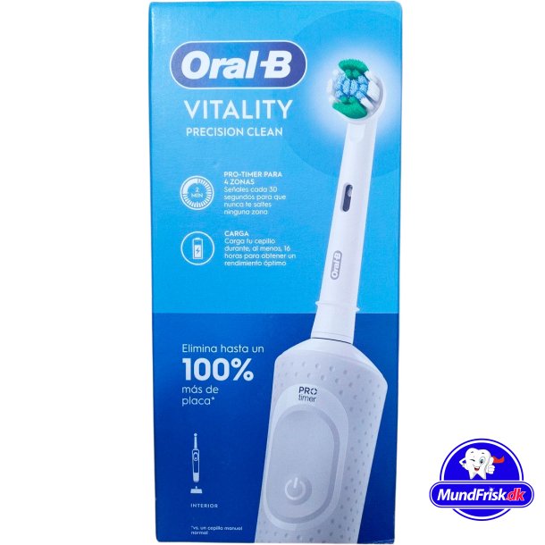 Oral B Vitality Precision Clean Elektrische Zahnbrste, White