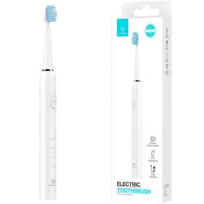 Techancy oppladbar elektrisk tannbrste inkl. 2 brstehoder