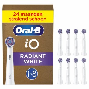 Oral-B iO Brstehoveder 8 stk. Radiant White