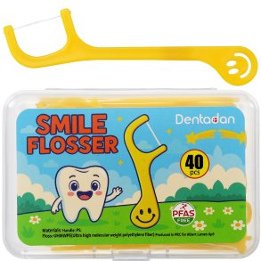 Tandtrds-bjler til brn DENTADAN Smiley 40 stk