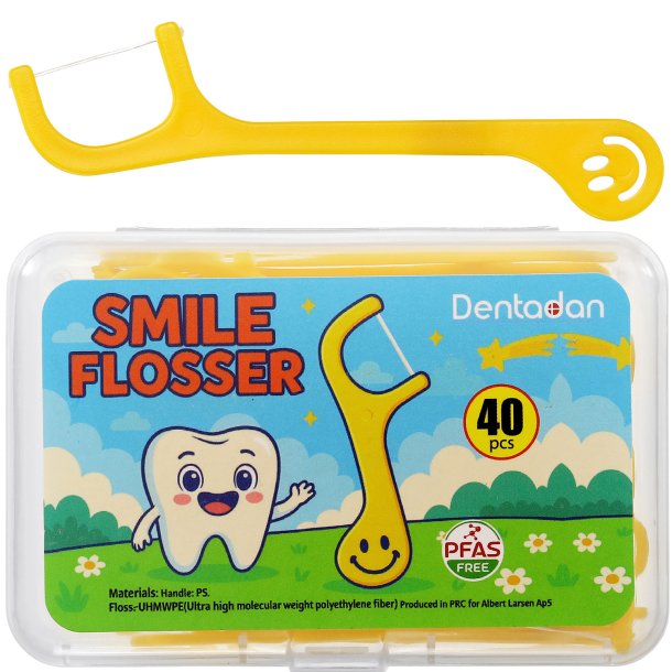 Tandtrds-bjler til brn DENTADAN Smiley 40 stk