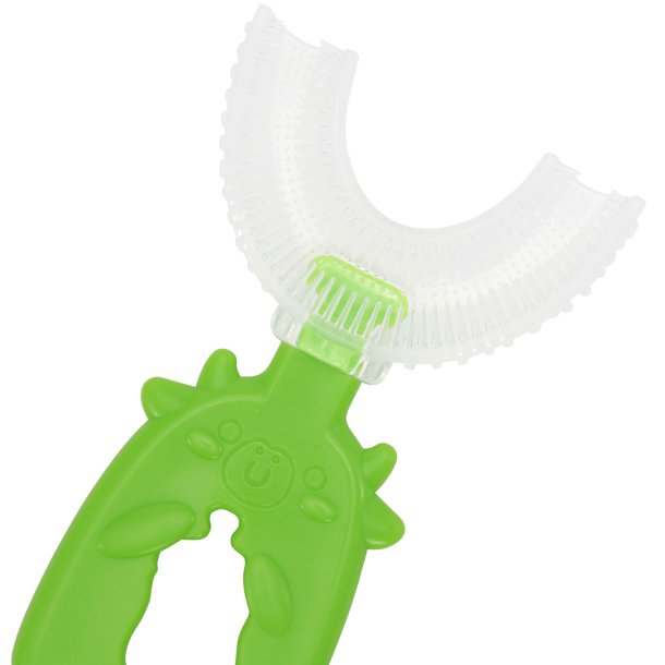 Barntandborste U-formad silikonborste 4-8 r Animal