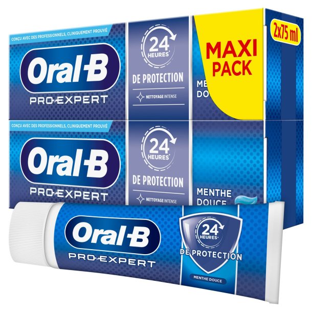 ORAL-B Pro-Expert Tandkrm 2 x 75 ml. Intense Clean Soft Mint