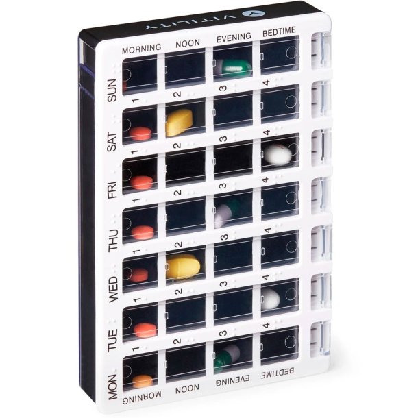 VITILITY Pilleske uge  hold styr p din medicin hele ugen