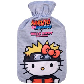 Naruto x Hello Kitty Varmedunk  1L (med flannelbetrk)