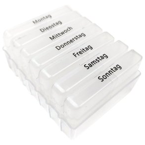 7 pillebokser + Holder Marvita Uge Pilleboks