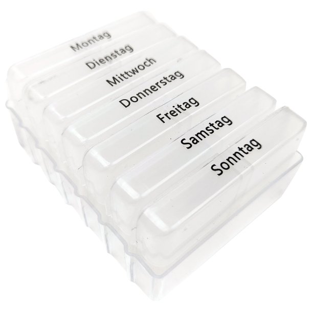 7 pillebokser + Holder Marvita Uge Pilleboks