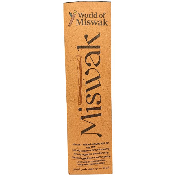 Miswak Tuggpinne - 100 % naturlig tandreng�ring fr�n World of Miswak