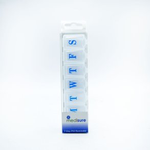 Pilleboks MEDISURE 7 Day Pill Reminder � Ugentlig pille�ske