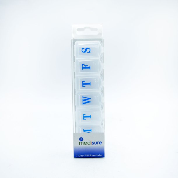 Pilleboks MEDISURE 7 Day Pill Reminder � Ugentlig pille�ske