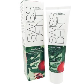 Zahnaufhellung Zahnpasta SwissDent BioCare 100 ml.