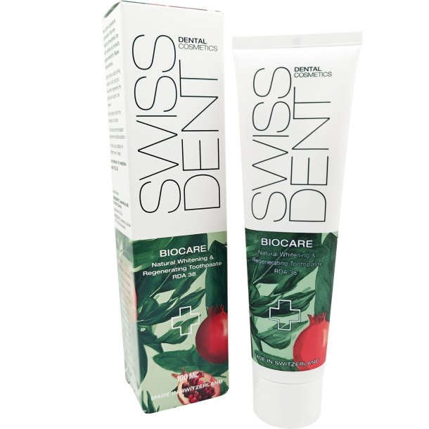 Dentifrice Blanchissant SwissDent BioCare 100 ml.