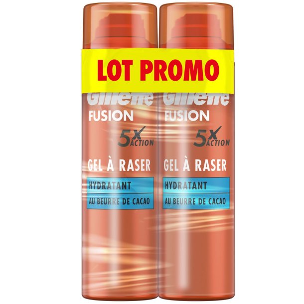 Kopi af Gillette Rasiergel Fusion Moisturising Kakaobutter 200 ml