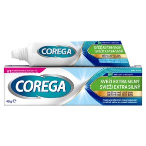Corega STRONG Frisch Extra Stark Haftcreme 40 g � Sicherer Halt mit frischem Mintgeschmack