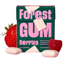 Forest Gum Berries � Sockerfritt tuggummi med xylitol och naturlig b�rsmak (20 g)