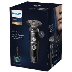 Philips S9000 Prestige SP9840/32 Barbermaskine med SkinIQ, Quick Clean Pod og Rejseetui