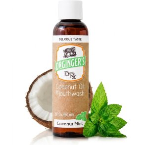 Dr. Ginger's Coconut Oil Coconut Mint � Fluorvrije monddouche met kokosolie en xylitol (60 ml)