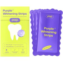 POP Purple Whitening Strips med PAP &amp; Hydroxyapatit – 7 behandlinger