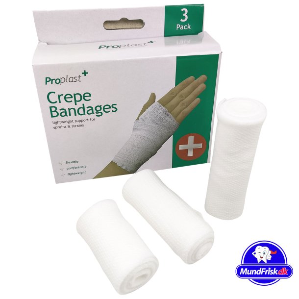 Mullelastische 3er-Pack Proplast Kreppbinden