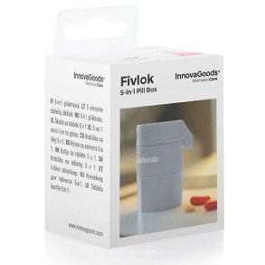 InnovaGoods 5-in-1 Tabletst Pilleske Pilledeler Pilleknuser