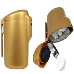 Pilleboks Gull Lettere form Pilleboks