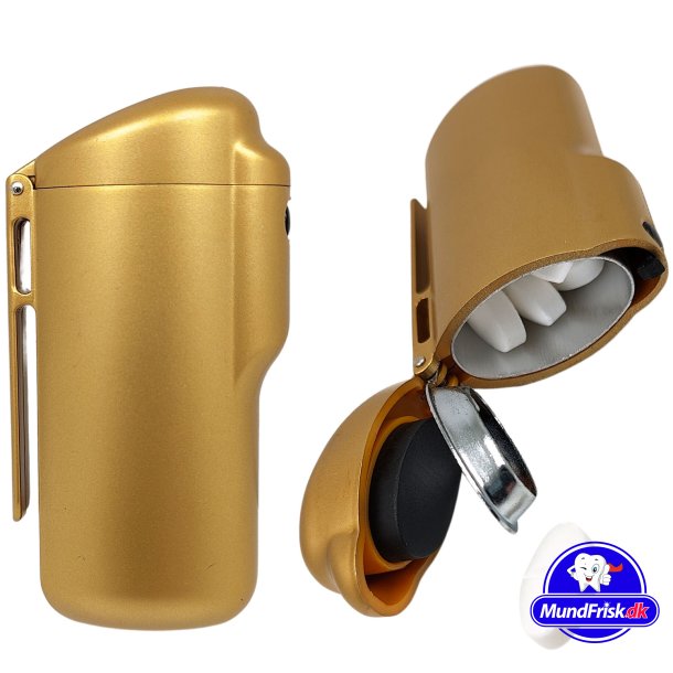 Pilleske Guld Lighterform Pilleboks