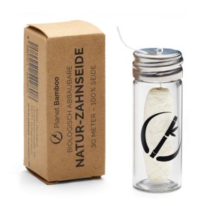 Bredygtig Tandtrd Planet Bamboo Glas-dispenser 30 mtr.