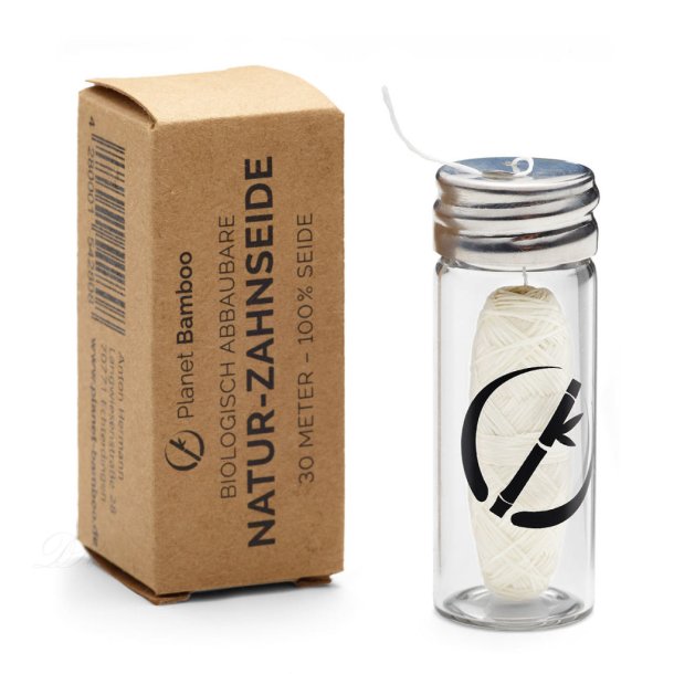 Bredygtig Tandtrd Planet Bamboo Glas-dispenser 30 mtr.