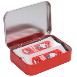 HELLO KITTY Brneplastre 24 stk. Metalske