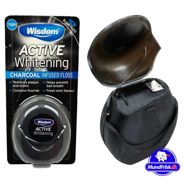 Tandtrd Wisdom Active Whitening Charcoal Floss