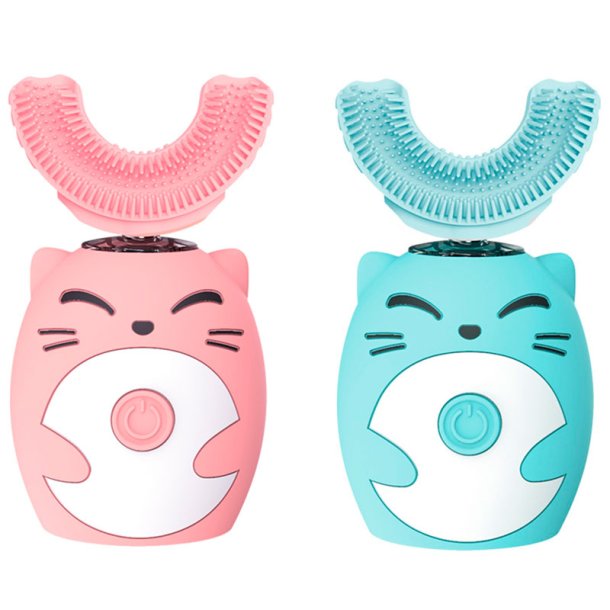 U-vormige elektrische tandenborstel voor kinderen - -. Smart