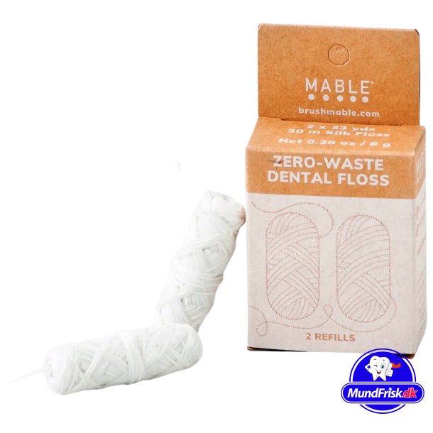 Nachhaltige Zahnseide-Nachf&uuml;llungen Mable Seide, 2 x 30 mtr.