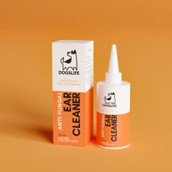 DogsLife Anti-Fungal Ear Cleaner � Ohrenreiniger für Hunde mit aloe vera und kokos � 237 ml