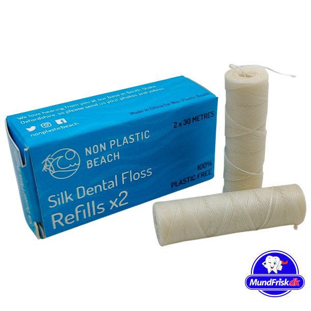 Floss uten PFAS Non Plastic Beach Refill 2 x 30 mtr.
