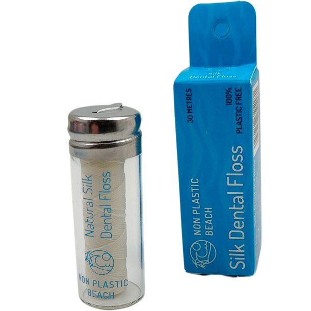 Floss utan PFAS Non Plastic Beach Glass Dispenser