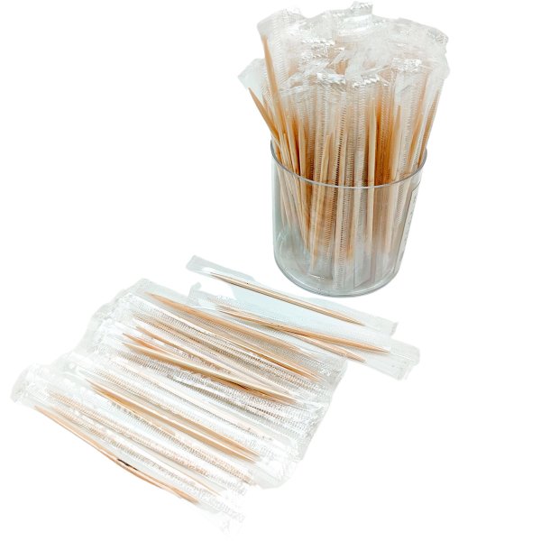 Tannpirkere Tre Individuelt pakket Fackelmann 200 stk.