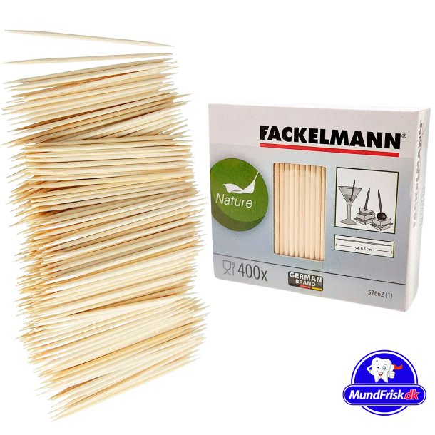 Zahnstocher Holz 400 Stk. Fackelmann