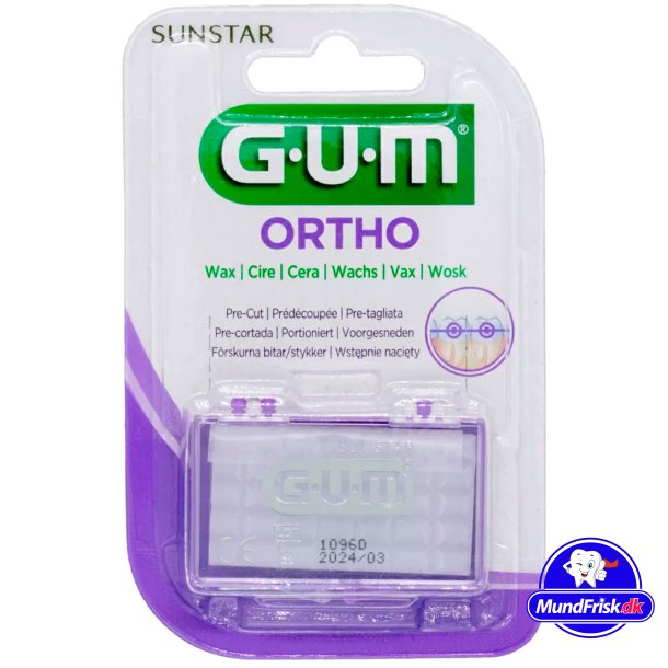 Zahnspangenwachs GUM OrthoWax Kieferorthopdisches Wachs