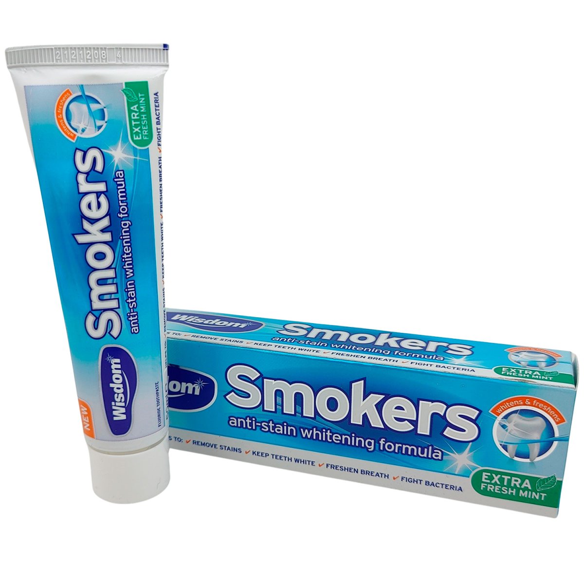 justering Smidighed salgsplan Whitening Tandpasta Wisdom Smokers - Tandblegnings tandpasta - MundFrisk.dk
