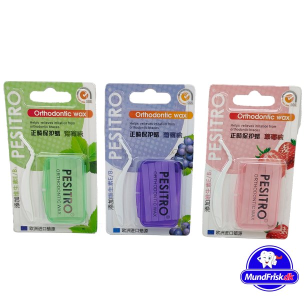 Zahnspangenwachs mit Geschmack Pesitro Orthodontic Wax