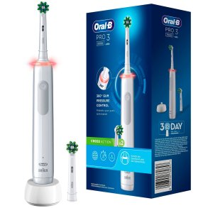 Oral-B Pro 3 3000 CrossAction El-tandbrste Ekstra Brstehoved White