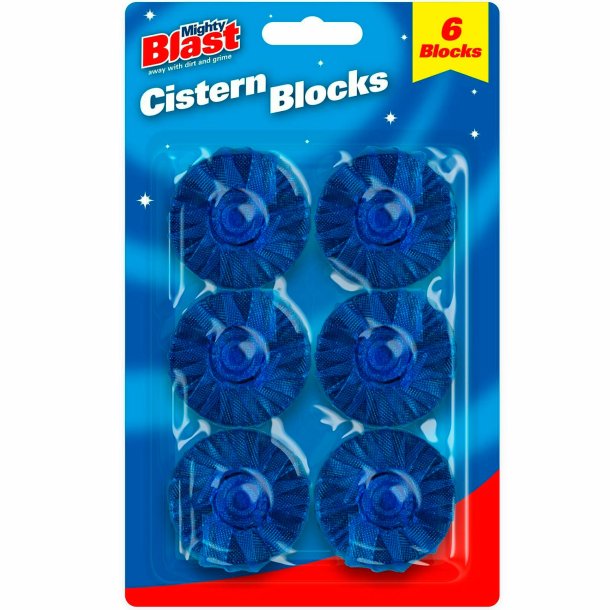 WC Toalettblock fr cistern 6 st. Mighty Blast