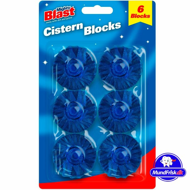 WC Toiletblokke til Cisterne 6 stk. Mighty Blast