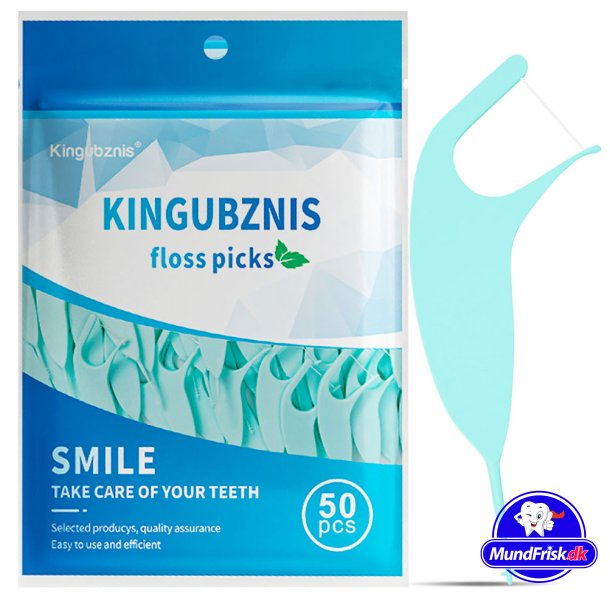 Zahnseidenb&uuml;gel ohne PFAS Kingubznis 50 Stk. Floss -Picks