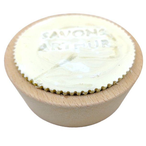 kologisk barberspe Savons Arthur 100 gr. + Bambusskl