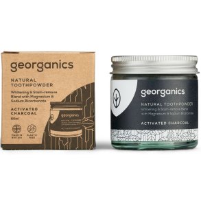 Naturlig tandkrm Pulver Georganics Activated Charcoal 60 ml
