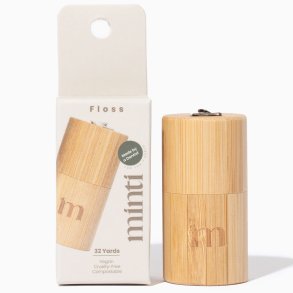 Hllbar tandtrd Minti Bamboo Dispenser