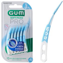 GUM Soft-Picks 60 stk. PRO Gap brster Small