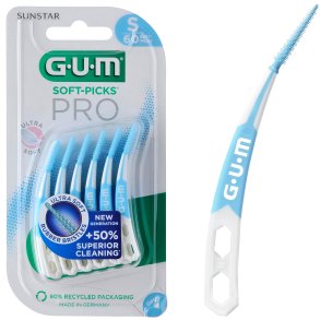 GUM Soft-Picks 60 stk. PRO Gap brster Small